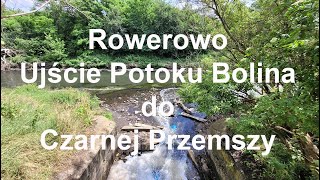 Rowerem do Ujścia Potoku Bolina do Czarnej Przemszy. Mysłowice. Śląskie. Polska. Poland.