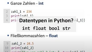 Data types in Python