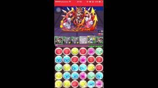 パズドラ57　マルチ スカーレット降臨！　【特殊】灼冥魔　超絶地獄級　覚醒劉備パ潜在たまどら乱入