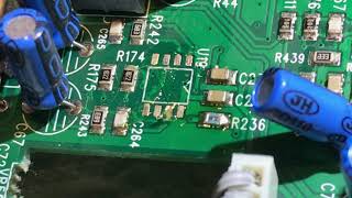 Peavey PV8-USB Repair-Soldering SMD Chip