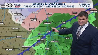 DFW Weather: Wintry precipitation on the way? Here's what we're expecting