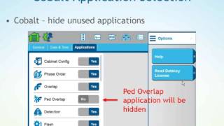 Cobalt, Menu & Application Selection