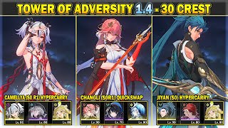 Tower of Adversity 1.4 - 30 Crests - Camellya, Changli, Jiyan | Wuthering Waves