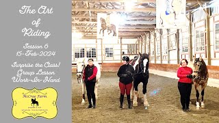 McCrae Farm Art Of Riding - Week 6 - Work In Hand Group Lesson - 15 Feb 2024