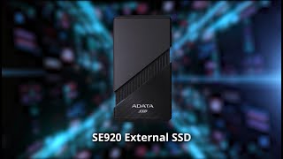 ADATA SE920 USB4 External SSD - Blazing Transfers \u0026 Cooling at a Touch