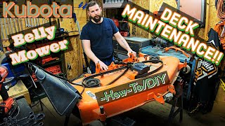 Kubota BX- Spring Mower Deck Maintenance!!