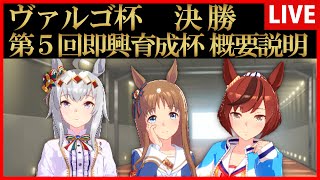 【ウマ娘】ヴァルゴ杯決勝と第５回即興育成杯概要説明【生放送】