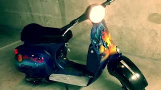 Vespa GTR Batman Pitone Exhaust