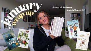 let’s talk about all the books i read in january… 📖☁️ *monthly reading wrap up*