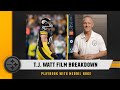 Playbook with Merril Hoge: T.J. Watt Film Breakdown | Pittsburgh Steelers