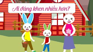 Kể chuyện: Ai đáng khen nhiều hơn? - Tiếng Việt mẫu giáo [OLM.VN]