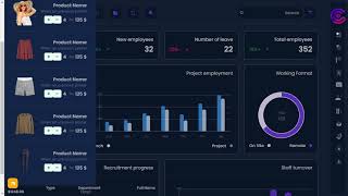 HRM Dashboard Bootstrap 5 Admin Template with RTL Dark Theme