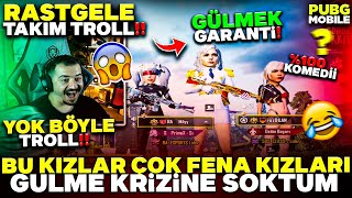 BU KIZLAR ÇOK FENA 😂 KIZLARI GÜLME KRİZİNE SOKTUM 🎉 RASTGELE TAKIM TROLL Gülmekten Çatlayacaksınız