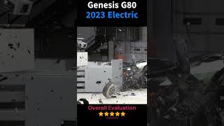 2023 Genesis G80 Full Electric Crash Test Results ⭐⭐⭐⭐⭐#shorts #genesisg80