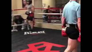 Canelo Alvarez vs Avni Yildirim sparring day