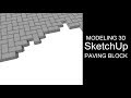 TUTORIAL CEPAT - Modeling 3d Paving Block di SketchUp