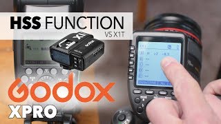 Godox Xpro HSS Function vs. X1-T