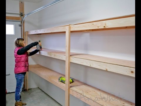 How to Build Garage Shelving - Easy, Cheap and Fast! How to Build Garage Shelving - Easy, Cheap and Fast!