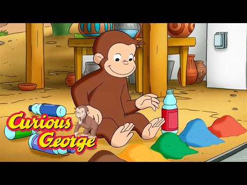 George Makes His Own Paint Curious George Kids Cartoon Kids Movies