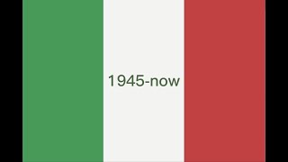 Evoluzione delle bandiere dell'Italia. Video con le bandiere pt.3