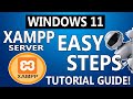 How to install XAMPP Server [Windows 11] - Easy Tutorial Guide - WPStudiolab
