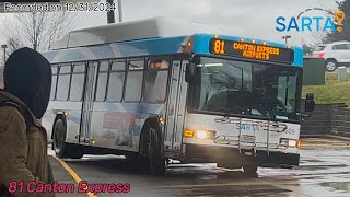 SARTA 2016 Gillig Low Floor CNG 40’ #1609 ride [81 Canton Express]