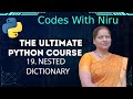 📌 Nested Dictionary in Python | Python Dictionary Tutorial with Examples