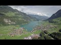 Aerial Drone Footage Lungern Switzerland