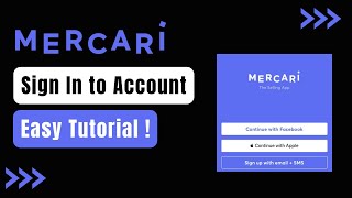 Log in Mercari - Sign In to Mercari Account !