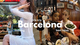 Thrifting and eating our way through BARCELONA | Following a Semi local!! (Spain vlog)