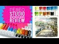 Pebeo Studio Watercolors REVIEW vs.other watercolor paints