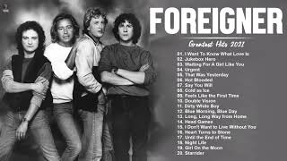 Foreigner Greatest Hits Full Album - Best Songs Of Foreigner Playlist 2021