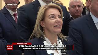 CANAL SUD / PSD CĂLĂRAȘI A DEPUS CANDIDATURILE PENTRU PARLAMENTUL ROMÂNIEI