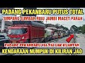 PADANG PEKANBARU PUTUS TOTAL KENDARAAN NUMPUK SIMPANG SUMBAR RIAU JAMBI KILIRANJAO MACET PARAH