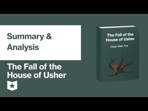 What is an example of multiple narrators in The Fall of the House of Usher?