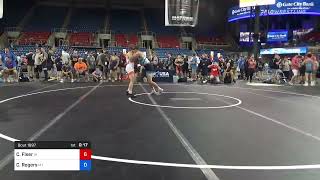 113 Lbs Quarterfinal - Connor Fiser, Iowa Vs Cole Rogers, Montana 3353