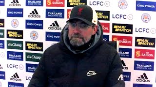 Leicester 3-1 Liverpool - Jurgen Klopp - Concedes The Premier League Title - Press Conference