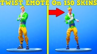 Fortnite Twist Emote Videos 9videos Tv - twist emote on every skin in fortnite best emote