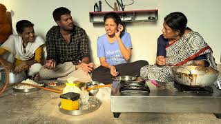 Food Vlog - Uggani Bajjilu Tho Papayamma #radhikavlogs #vishnuchilamakuri #comedy #vlog #food