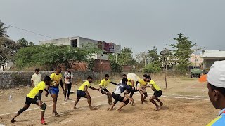 Semi final match Karimnagar VS Gatla Narsingapur at   (Thimmapur ,hanamkonda) tournament