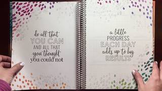 Erin Condren Deluxe Monthly Planner (8.5” x 11” Large size) Walk-Through and Review