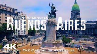 BUENOS AIRES 2023 🇦🇷 Drone Aerial 4K | Capital of Argentina in 30 minutes | World Cup Celebration