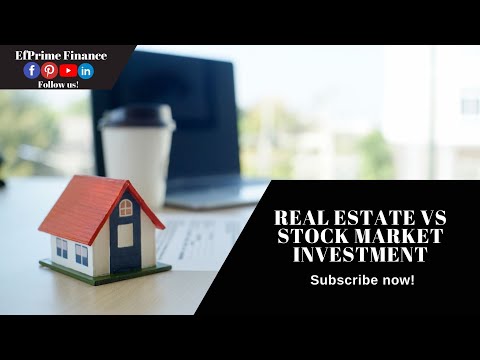 Real estate vs. stock market investment | EfPrime Finance #shorts #youtubeshorts