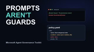 Stop Trusting AI Agent Prompts, Use Real Guardrails