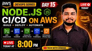 AWS DevOps CI/CD Project (Node.js) | CodeCommit → CodeBuild → S3→ CodeDeploy → EC2 | Day 15
