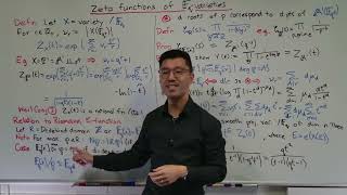 Zeta functions for varieties over finite fields