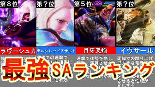 【スト６】SA最強ランキングTOP10(個人的視点あり)【初心者向け解説あり】【ゆっくり実況】