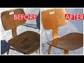 Mid Century Thonet Chair Refinish | Restoration | ASMR