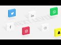 Next Level CSS Isometric Social Media Icons Hover EFfects | Teaser
