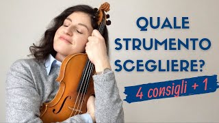 COME CAPIRE QUALE STRUMENTO MUSICALE FA PER ME? - 4 consigli + 1 bonus!